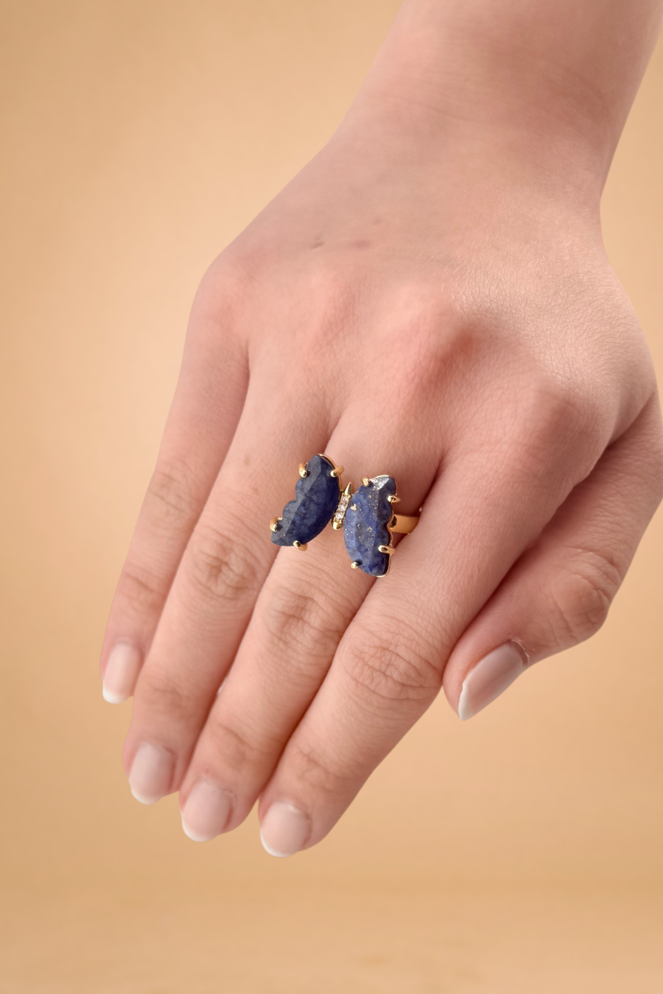 lapis lazuli gold ring
