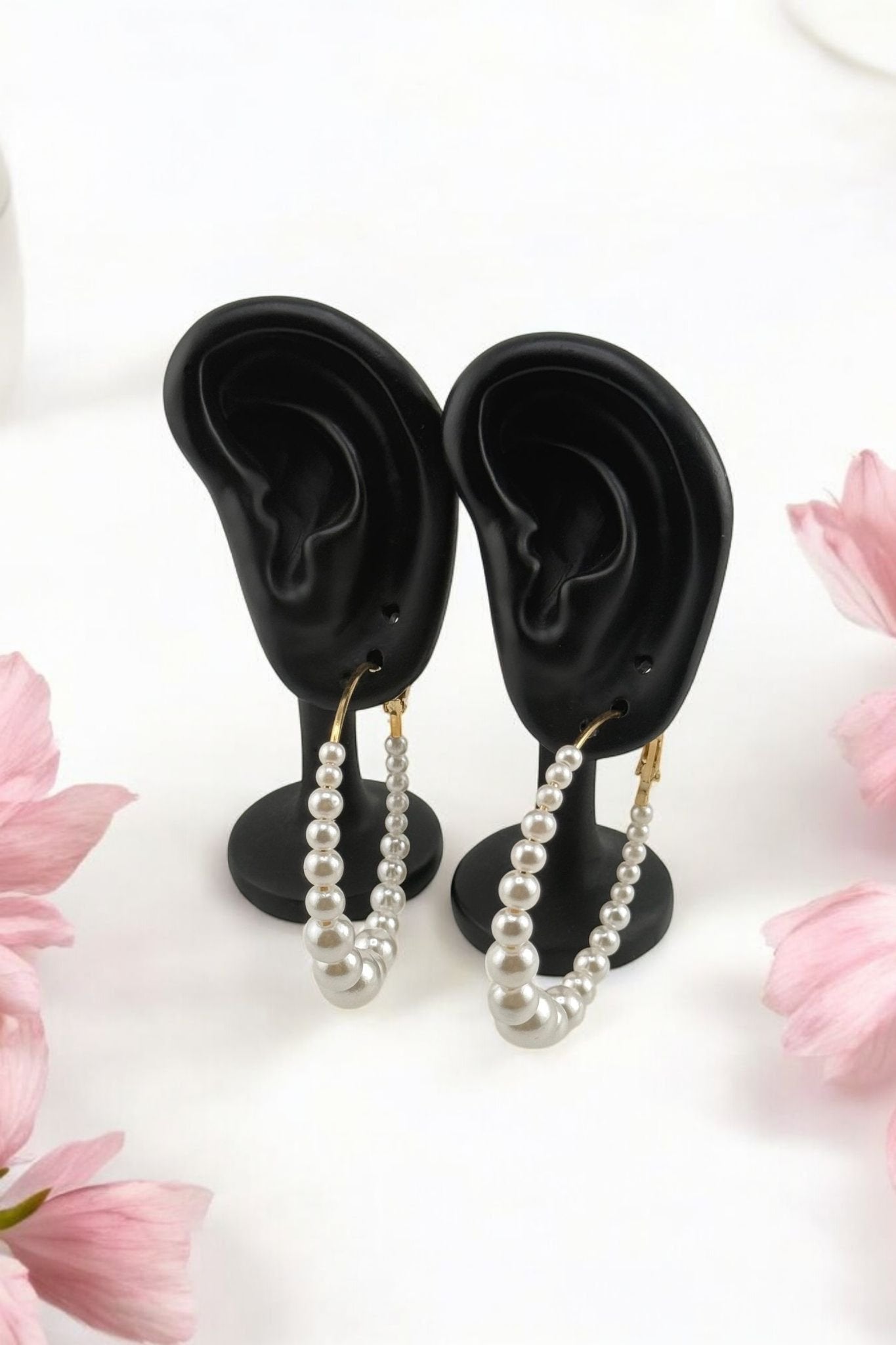 Eternal Grace – Classic Pearl Hoops