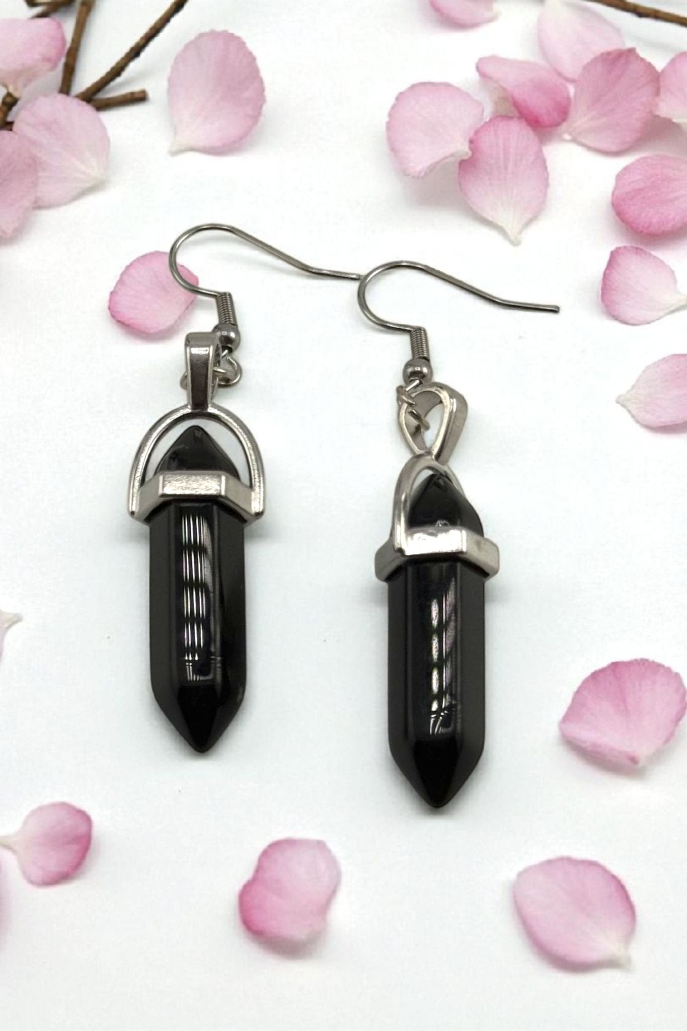 Shadow Guard – Black Obsidian Protection Earrings