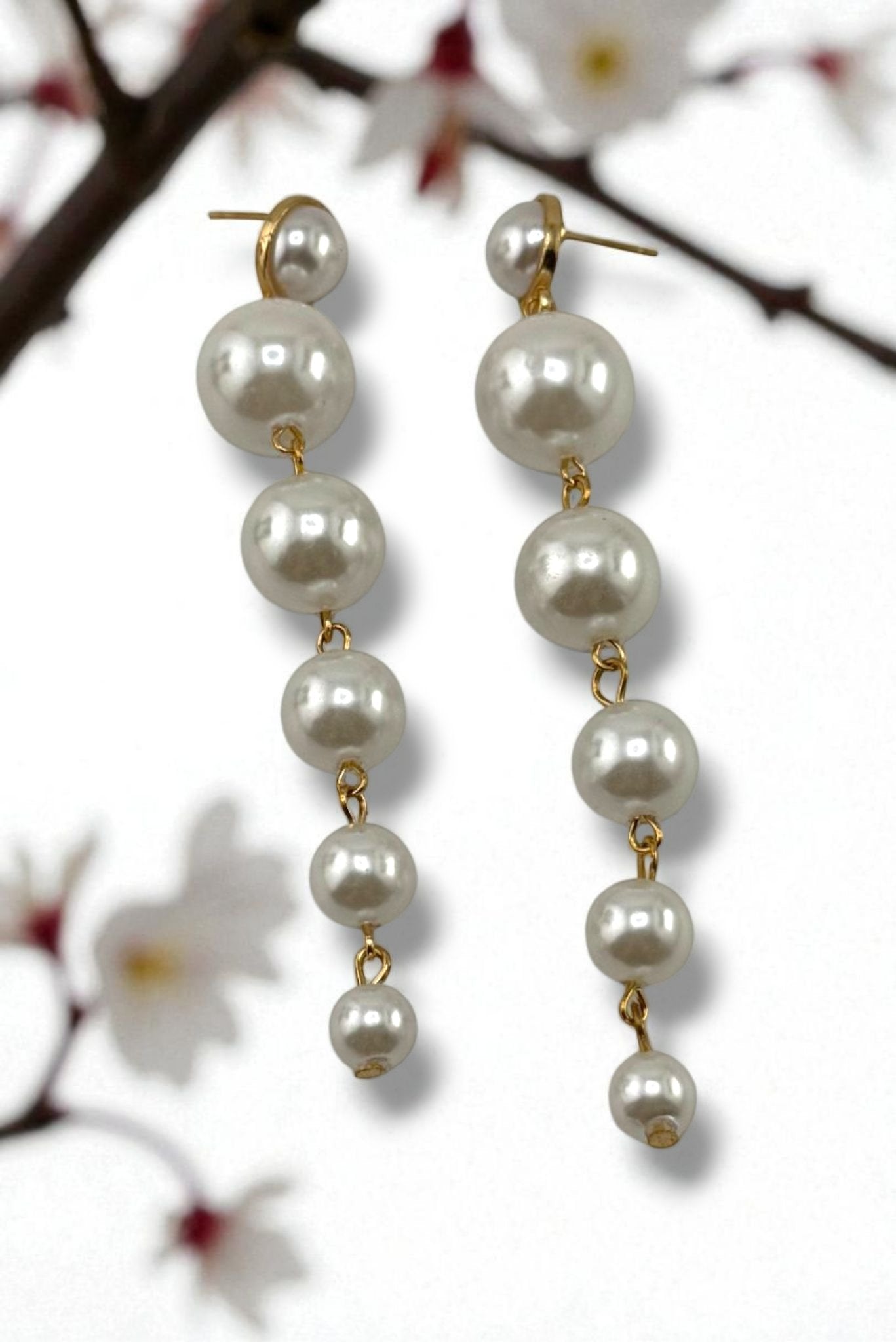 Luna Grace – Pearl Drop Earrings