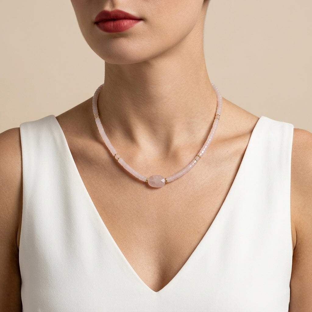 Rose Quartz Necklace