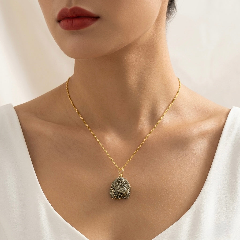 Handcrafted Raw Pyrite