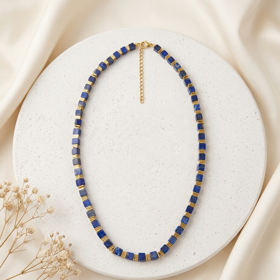 Lapis Lazuli Wisdom Men's Necklace