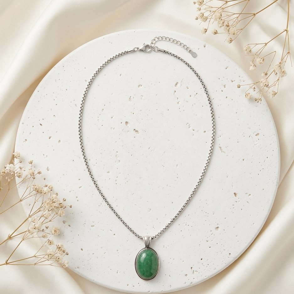 Green Aventurine Luck Necklace