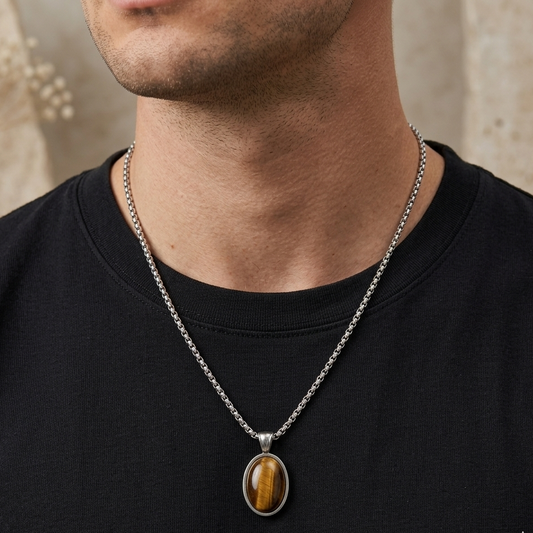 Tiger Eye Valor Necklace