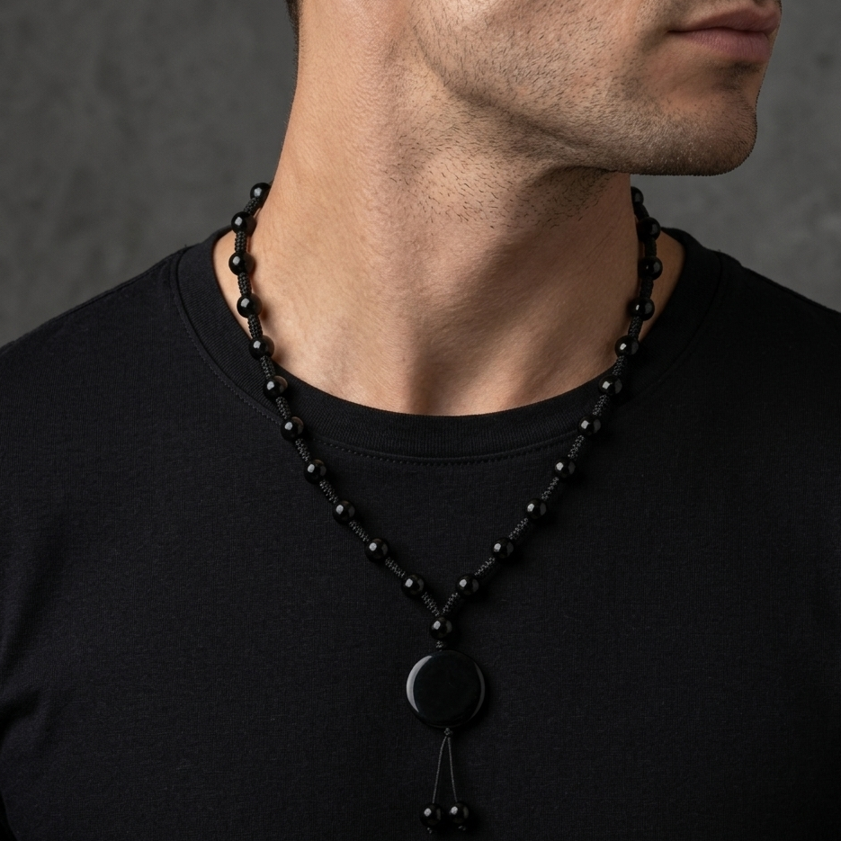 Black Onyx Eclipse Harmony Necklace