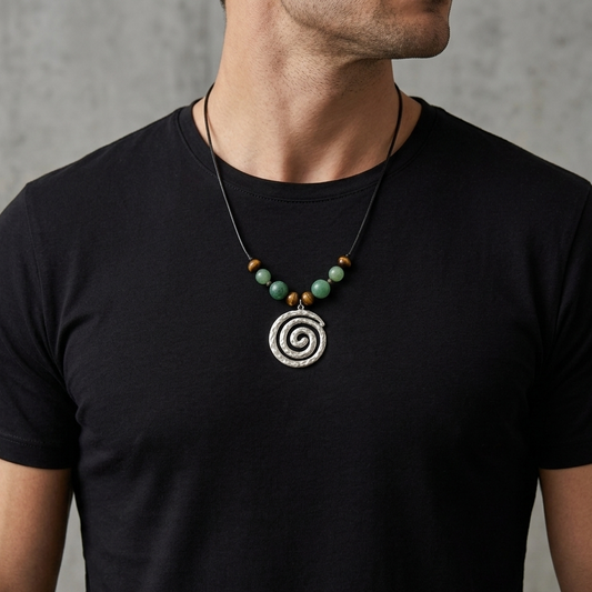 Harmony Spiral Prosperity Necklace
