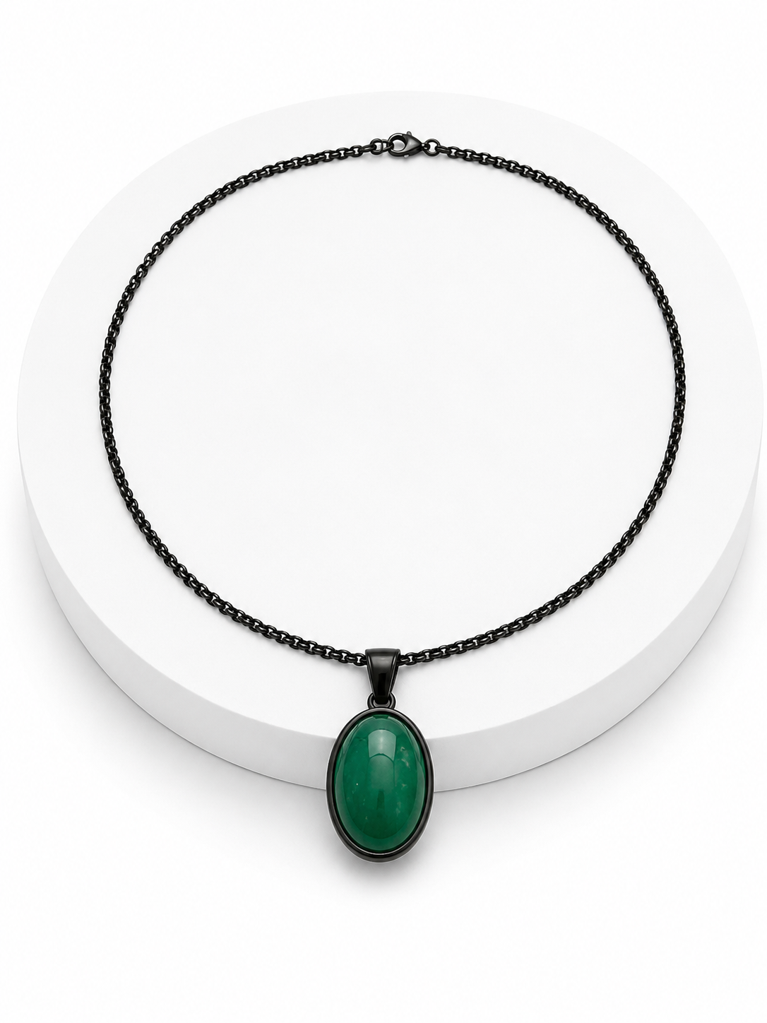 Green Aventurine Prosperity Men's Pendant Necklace