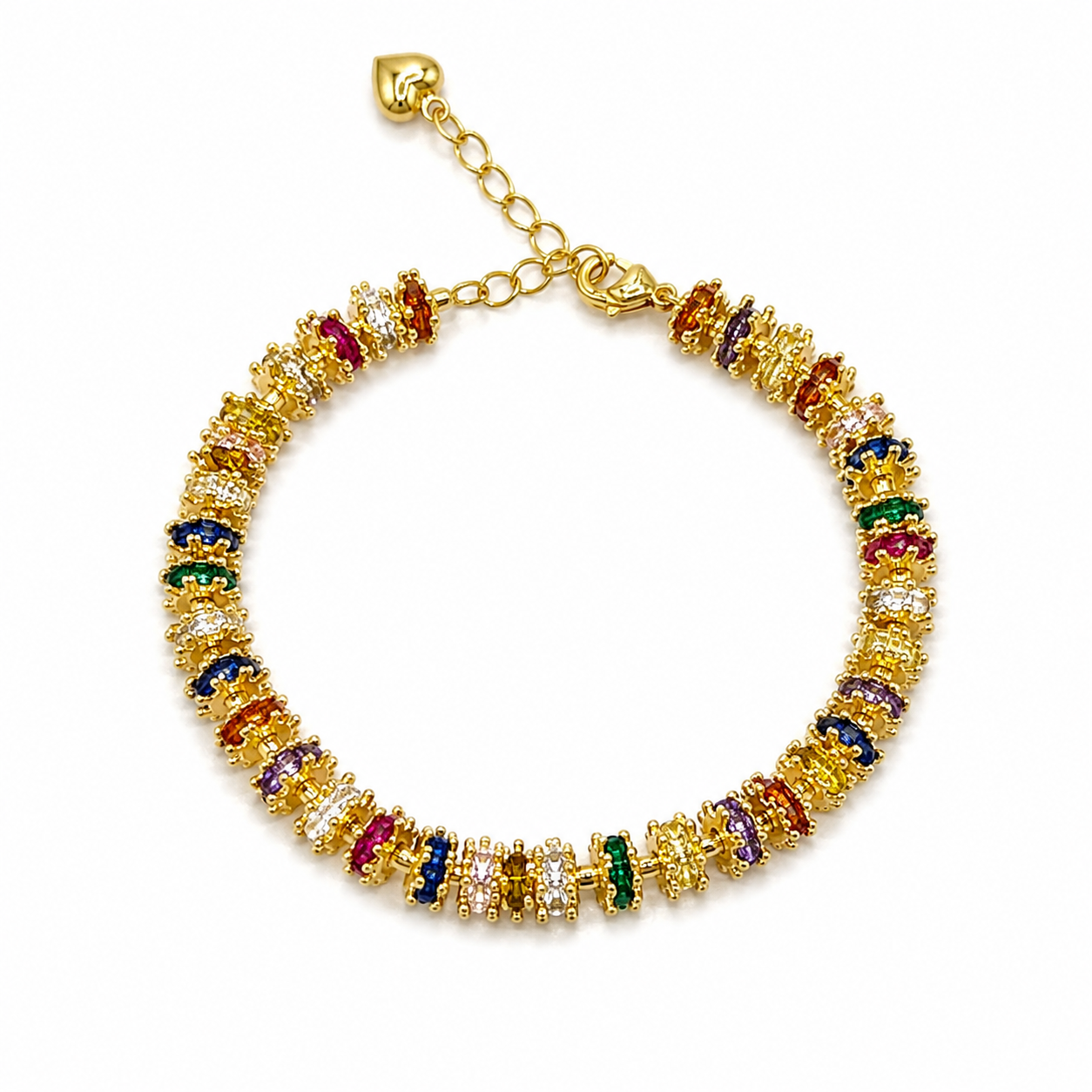Mix Quartz Heritage Gold Bracelet