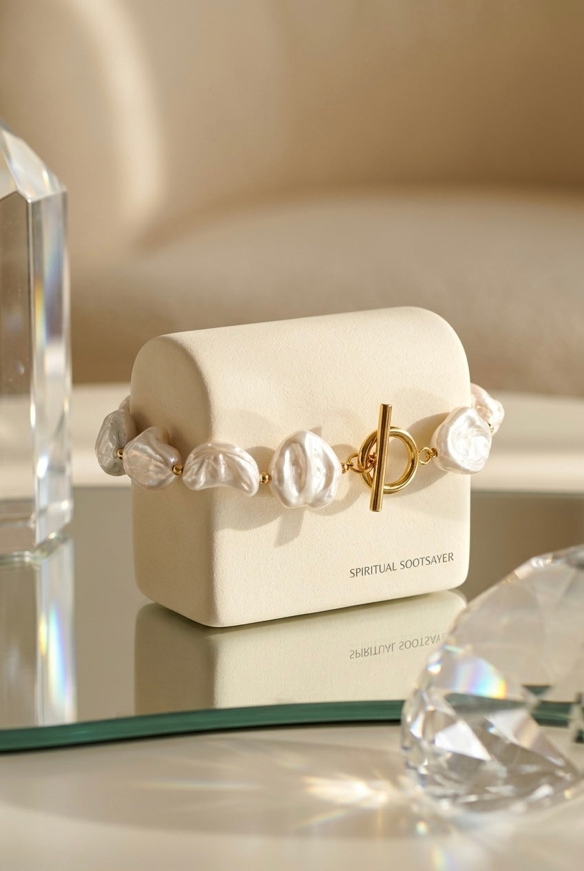 Mother of Pearl Heritage Gold Bracelet