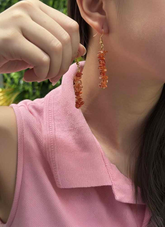 Earth Ember – Red Jasper Earrings