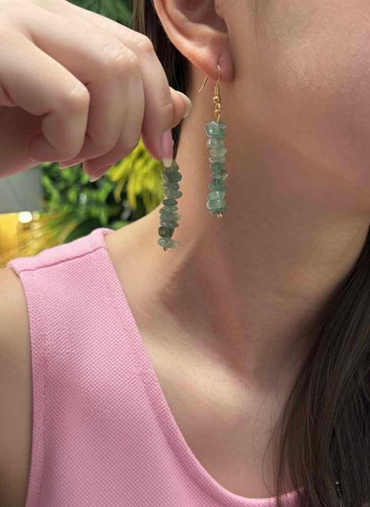 Spring Soul – Green Aventurine Earrings