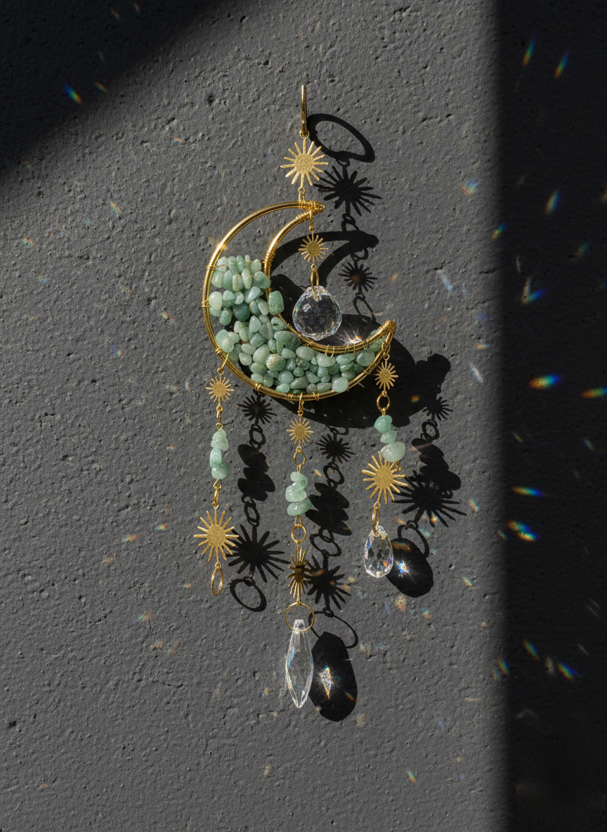 Jade Dream Catcher – Handmade Jade Stone Dream Catcher for Positive Energy
