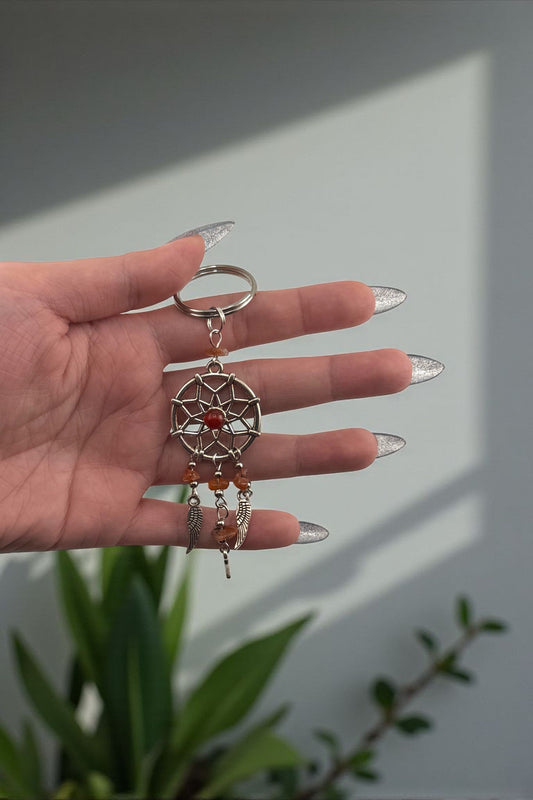 Jasper Stone Keychain – Natural Jasper Crystal Keychain for Strength & Protection