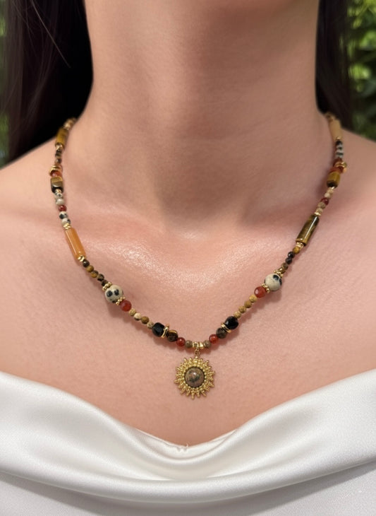 Mixed Beads Necklace – Playful Colors & Joyful Spirit