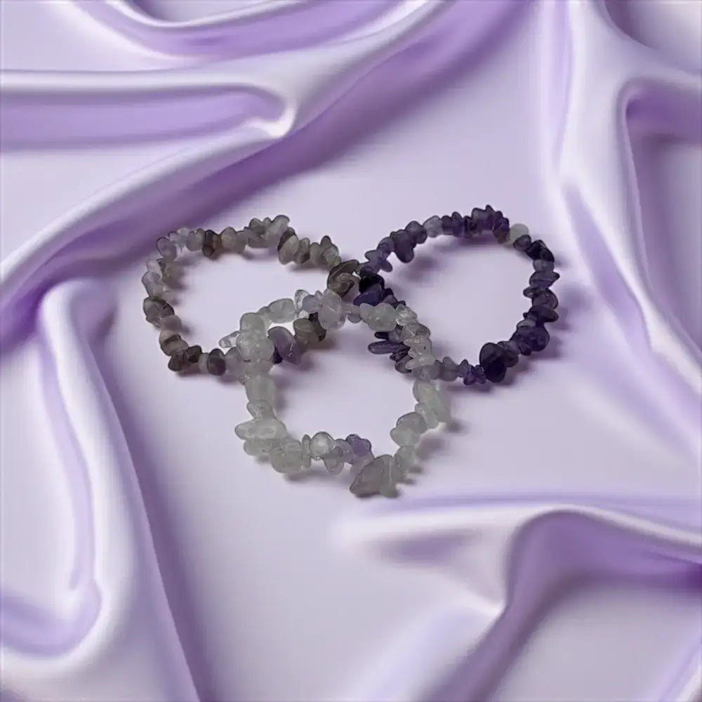 Amethyst & Clear Quartz Bracelet – Spiritual Clarity & Healing Energy