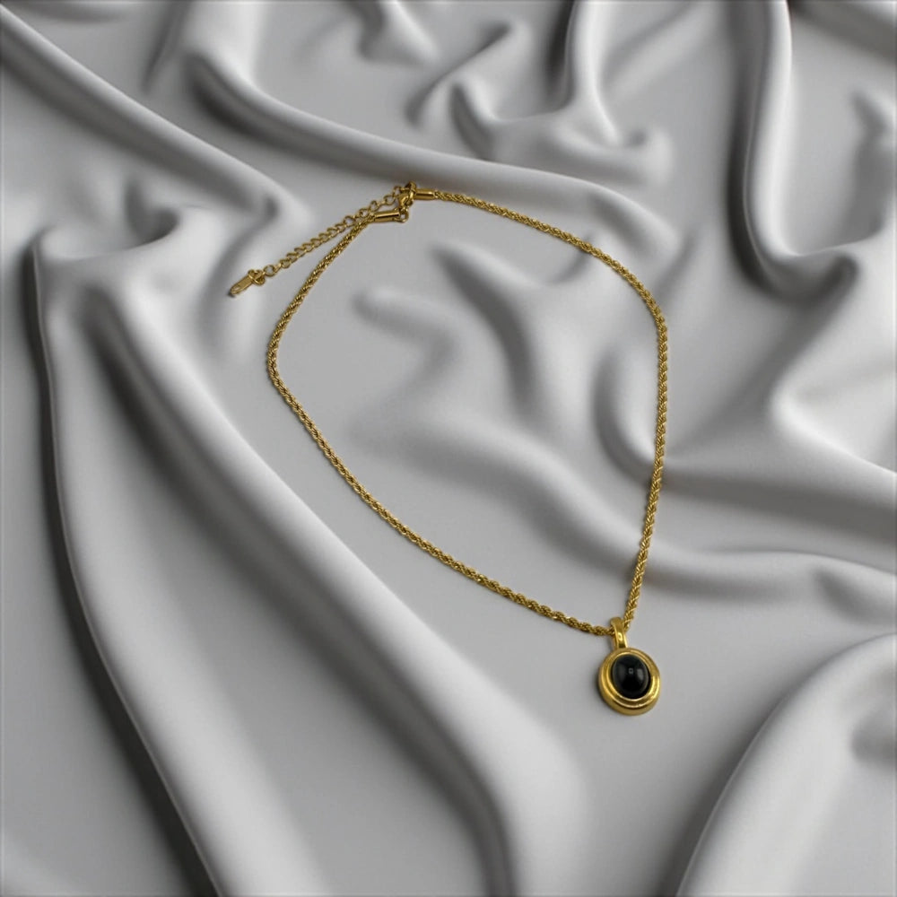 Black Obsidian Necklace – Protective Strength & Mystical Charm