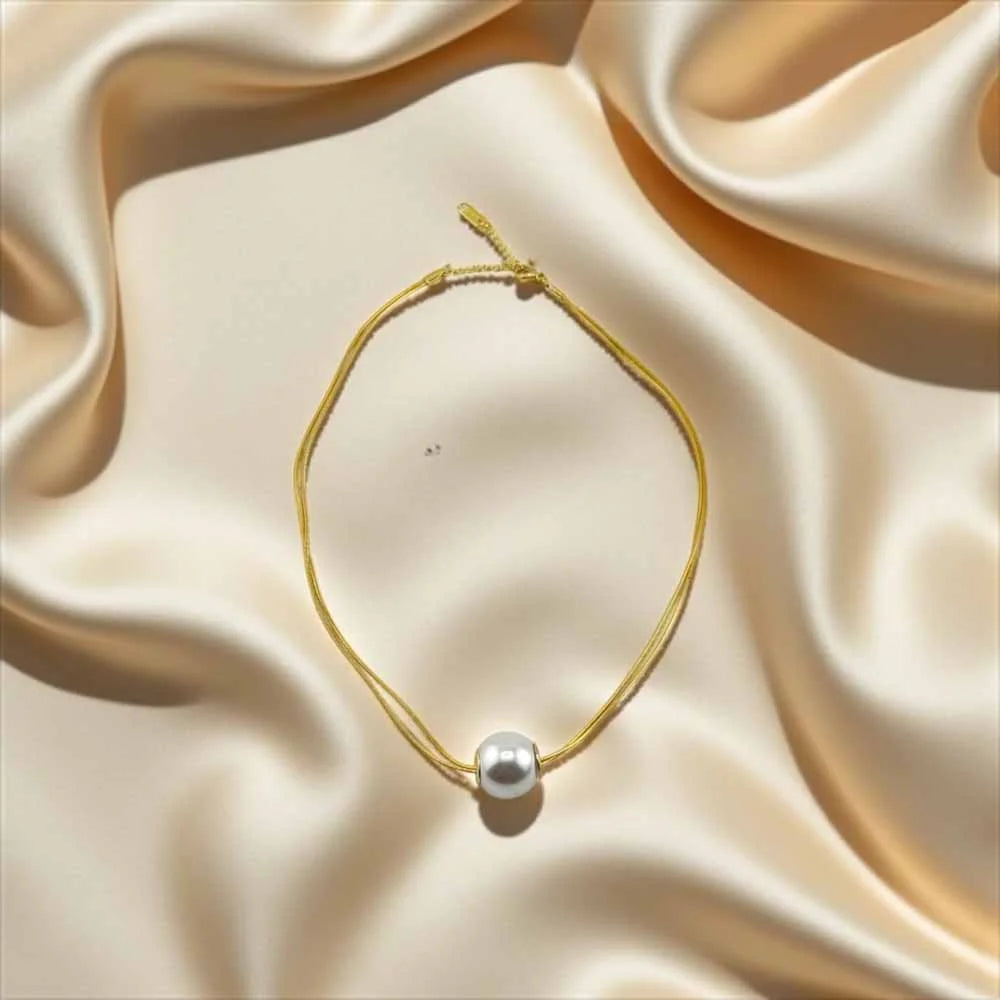 White Pearl Necklace – Classic Purity & Timeless Elegance