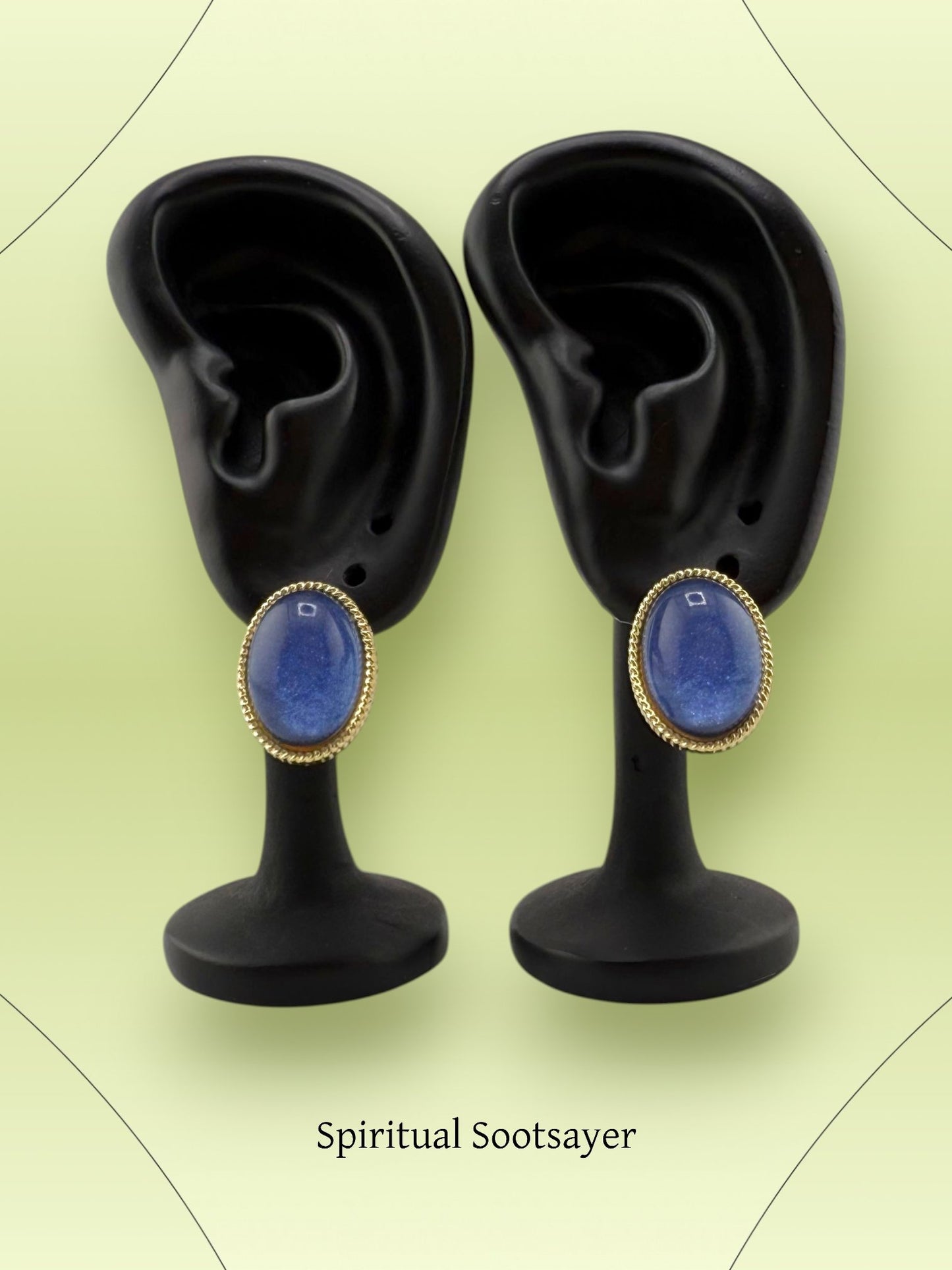 Blue Kyanite Earrings – Tranquil Flow & Spiritual Expression