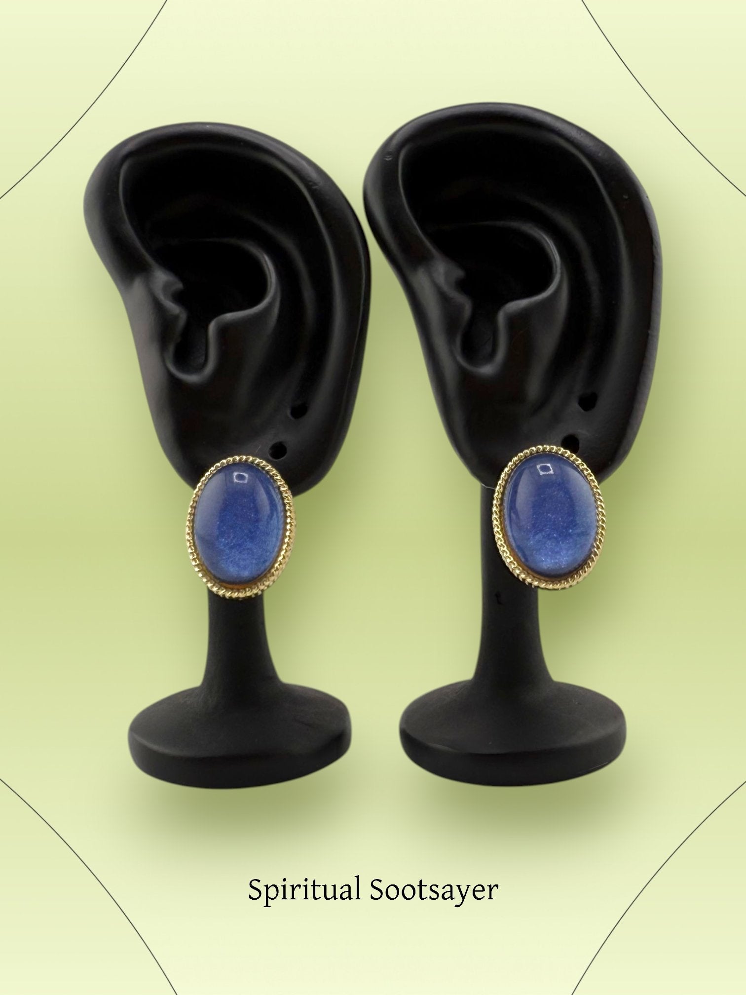 Blue Kyanite Earrings – Tranquil Flow & Spiritual Expression