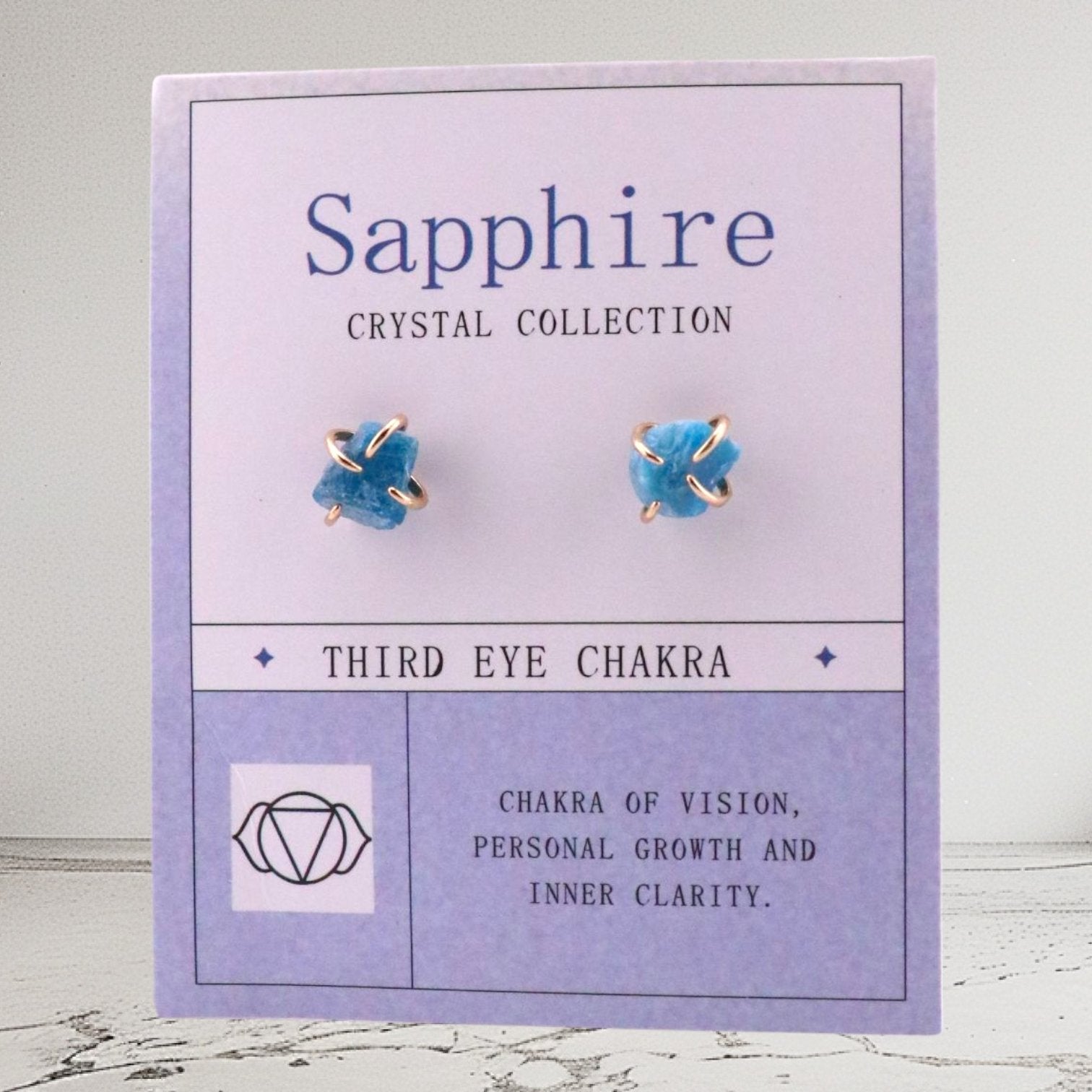 Visionary Light – Sapphire Studs