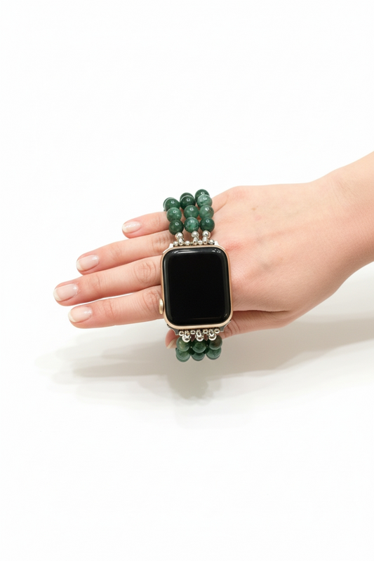green aventurine apple watch strap