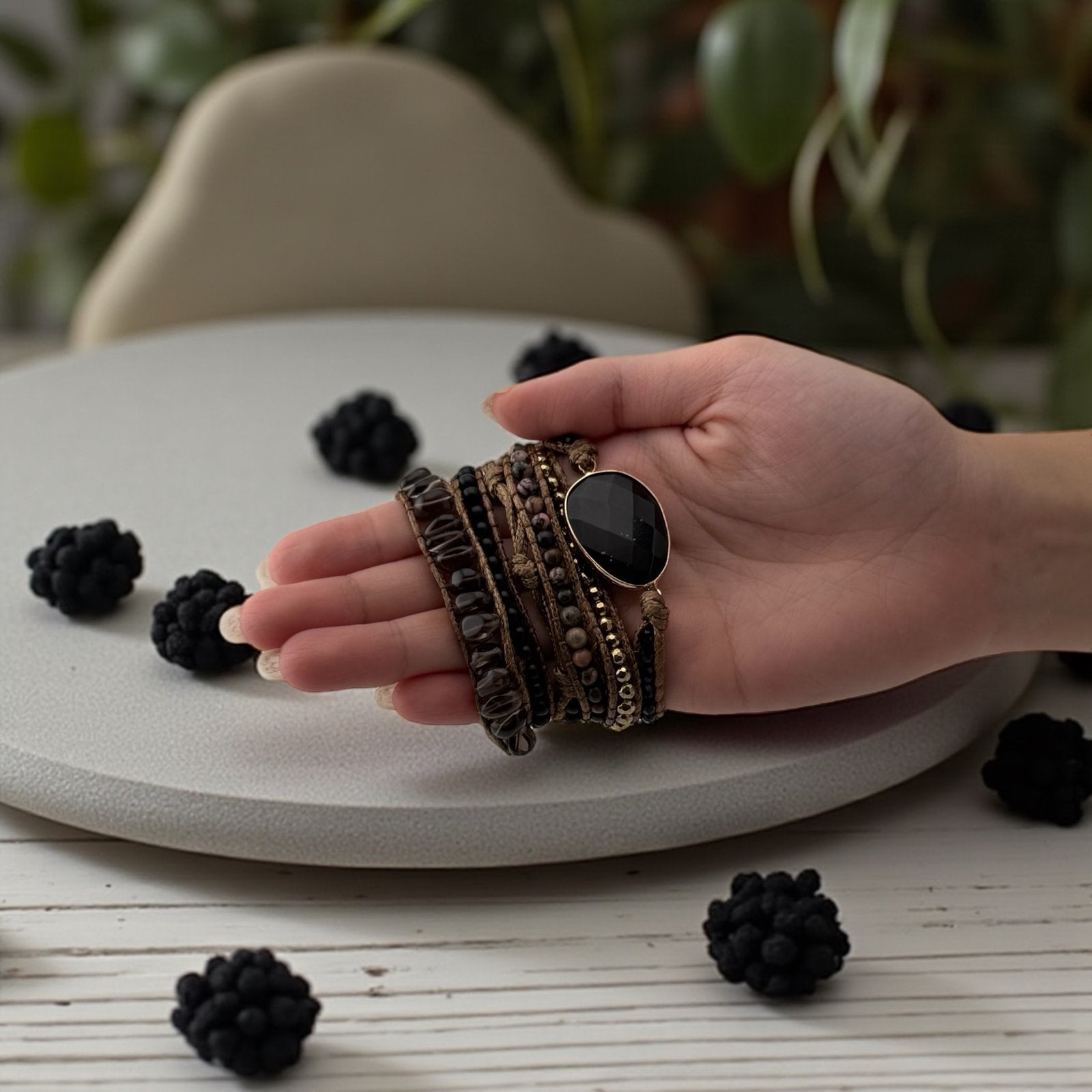 Black Onyx Bracelet – Strength, Protection & Bold Presence