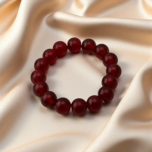 Red Agate Bracelet – Warmth, Stability & Earthy Grace