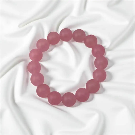 Pink Agate Bracelet – Feminine Energy & Playful Glow