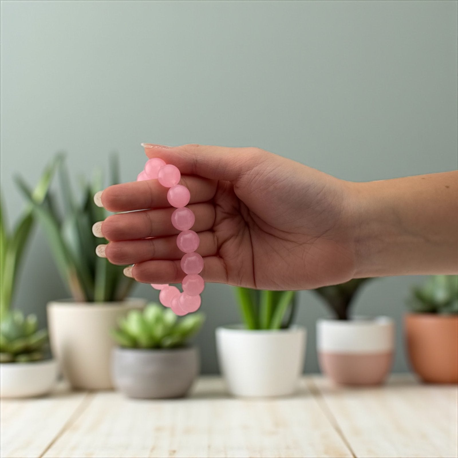 Pink Agate Bracelet – Feminine Energy & Playful Glow