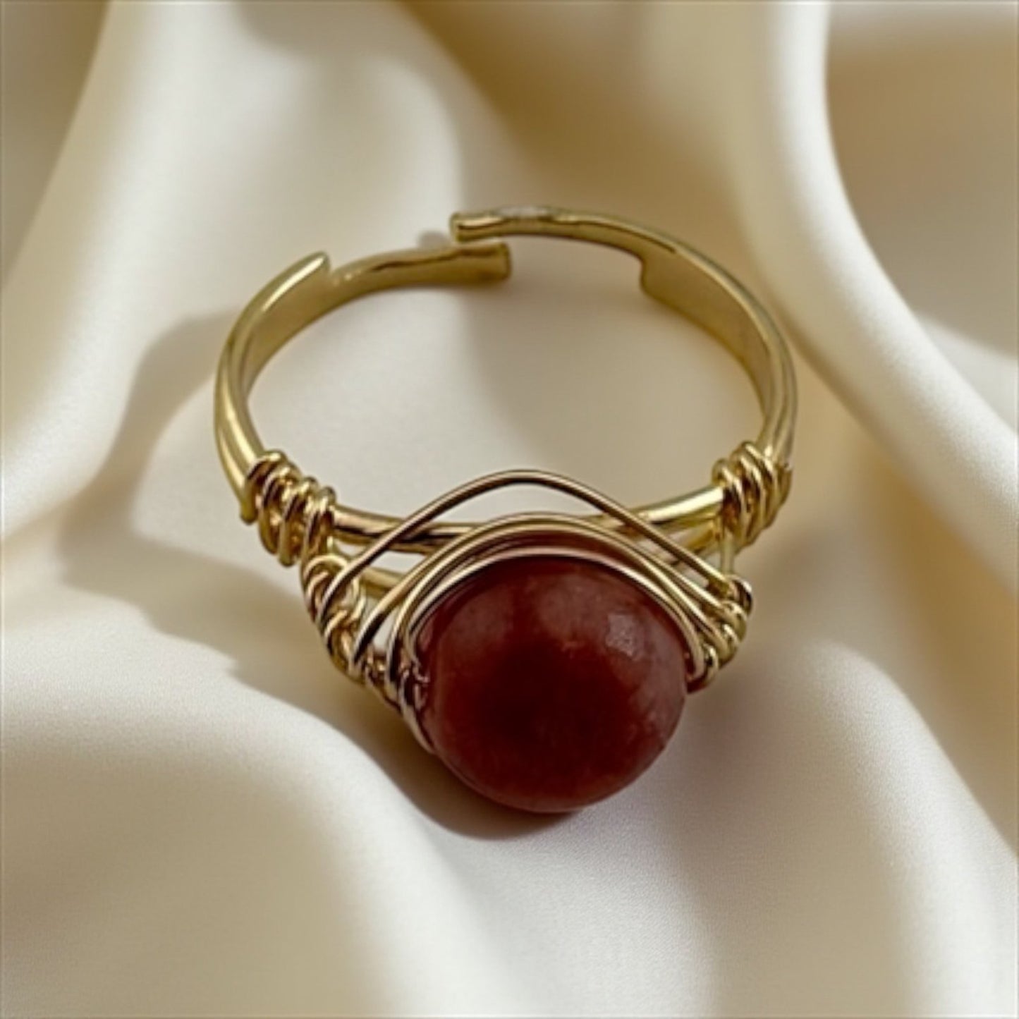 Blush Bond Rose Quartz Ring – Invite Love & Embrace Softness