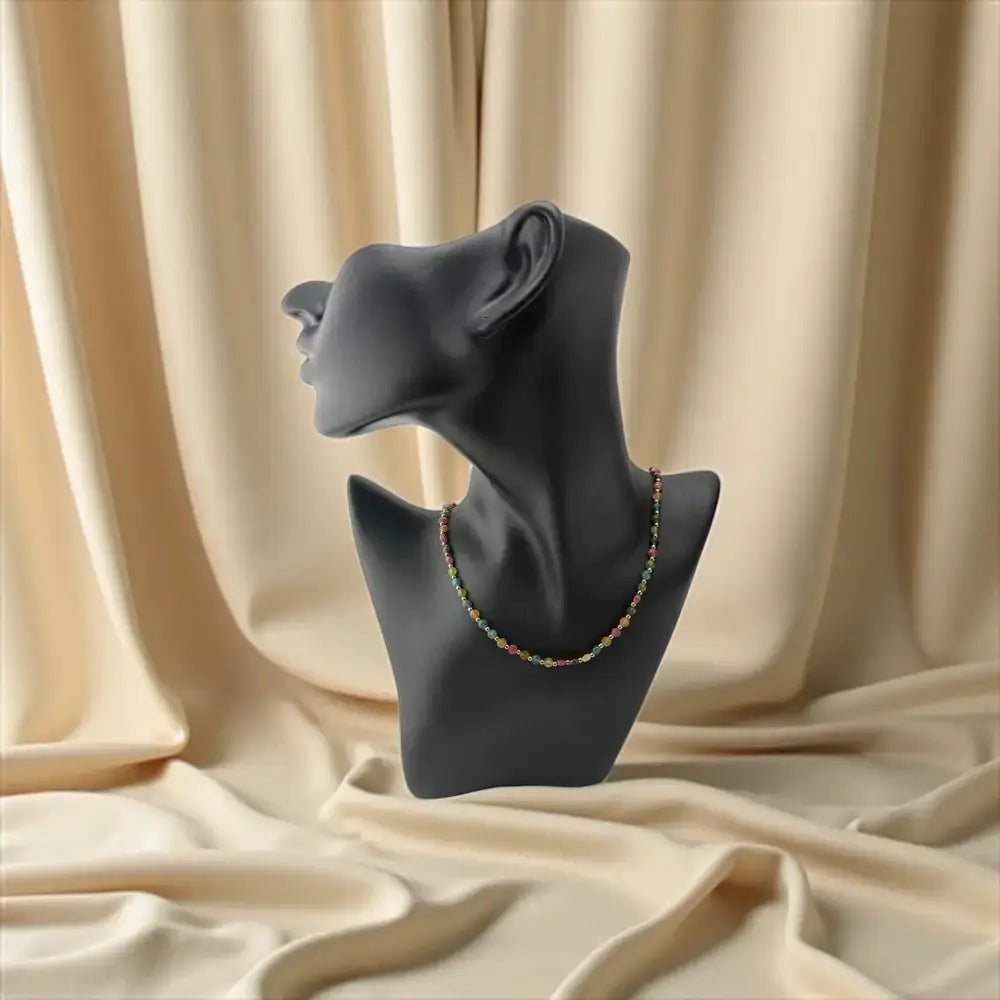 Multi-Color Agate Necklace – Vibrant Energy & Timeless Charm