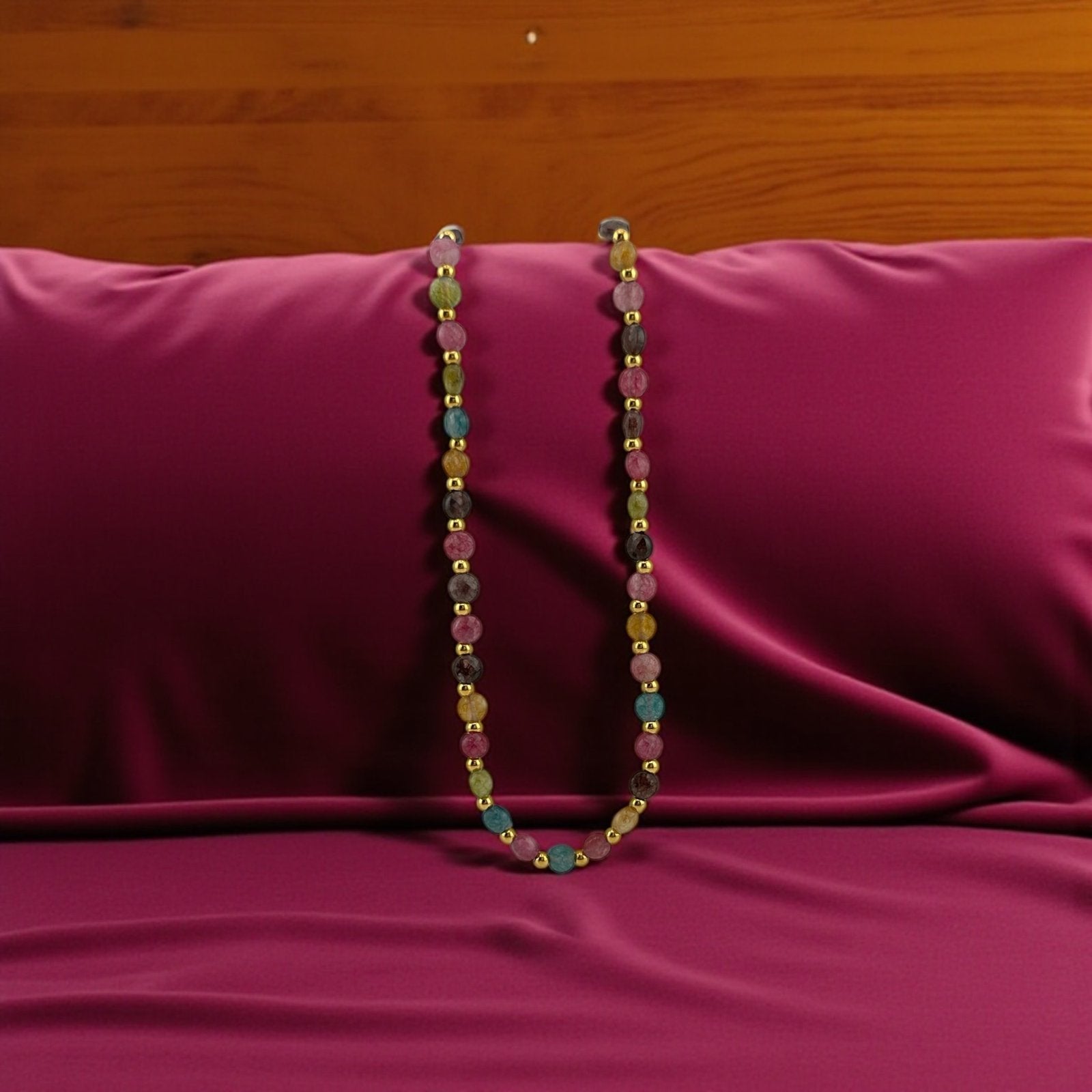 Multi-Color Agate Necklace – Vibrant Energy & Timeless Charm