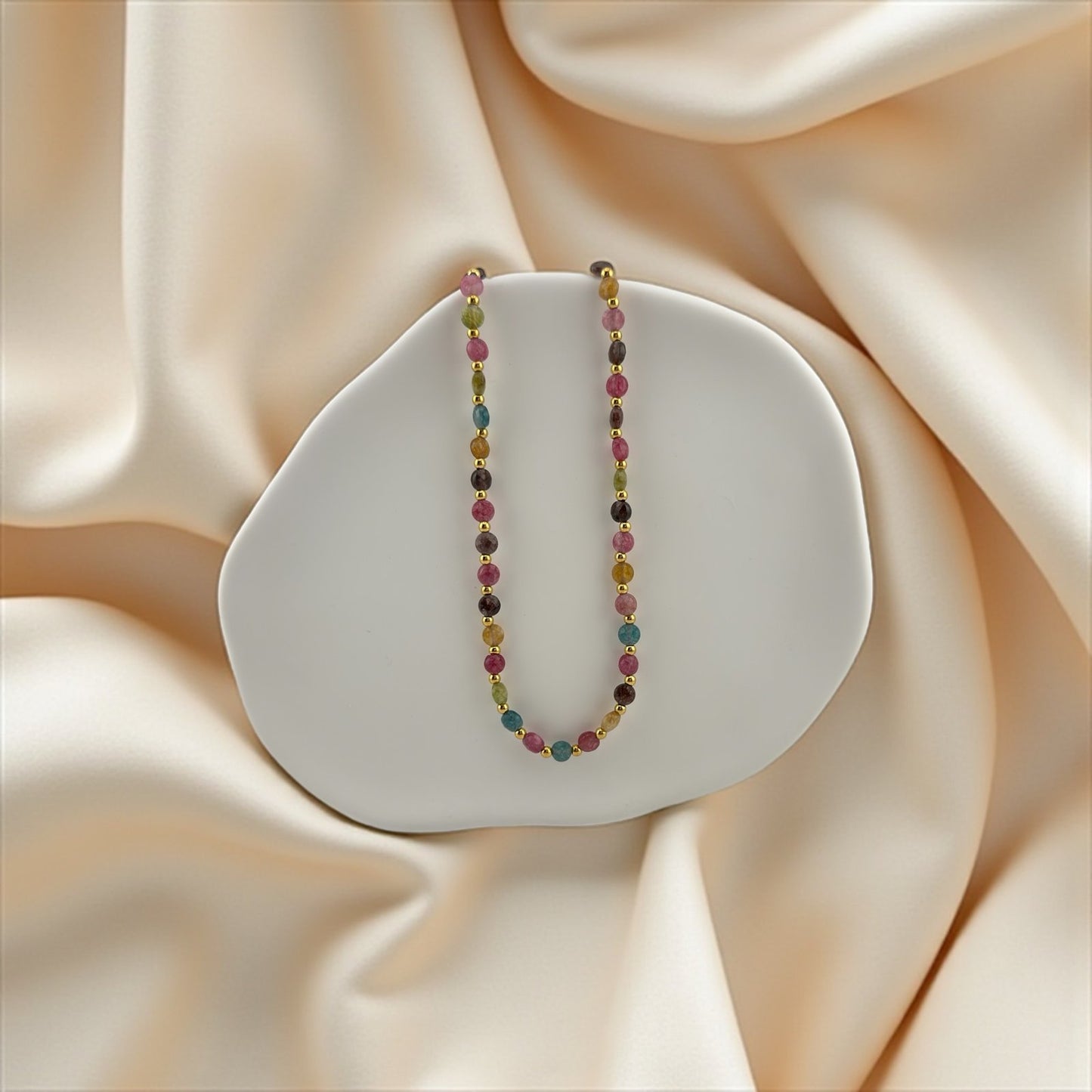 Multi-Color Agate Necklace – Vibrant Energy & Timeless Charm