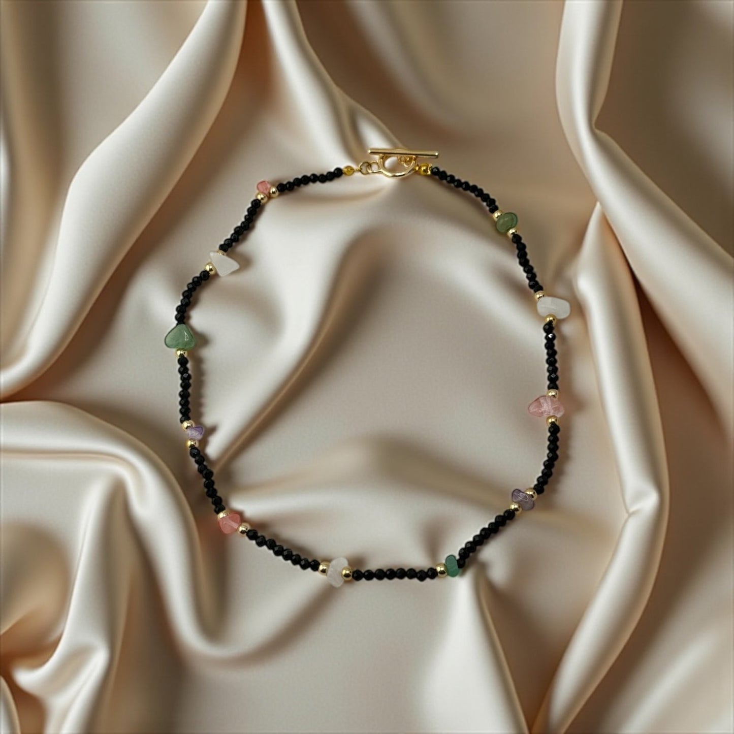 Black Onyx Necklace – Bold Elegance & Protective Grace