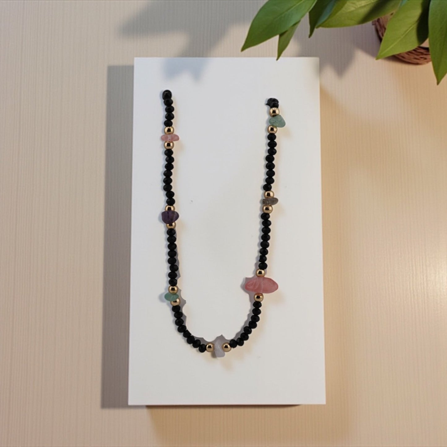 Black Onyx Necklace – Bold Elegance & Protective Grace
