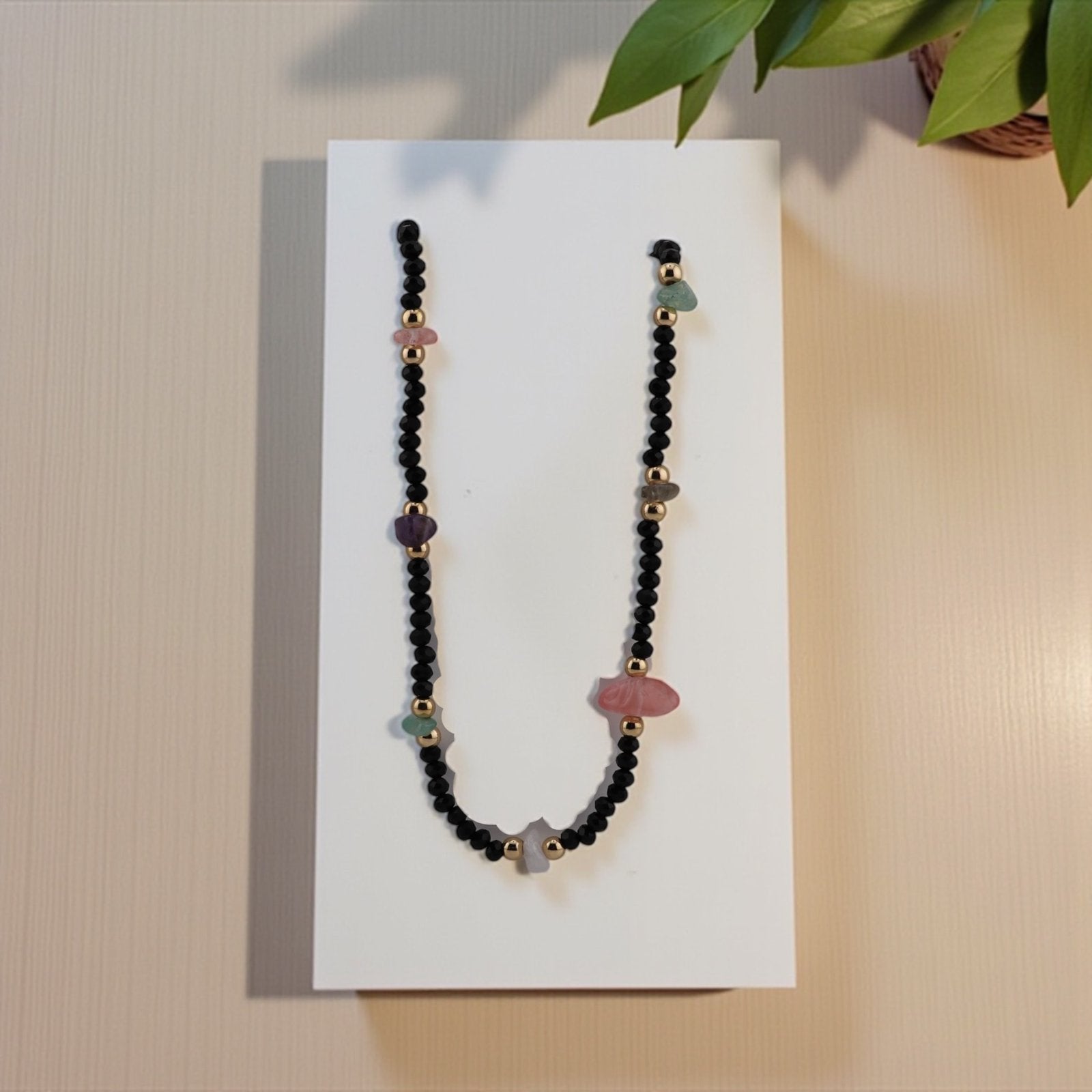 Black Onyx Necklace – Bold Elegance & Protective Grace