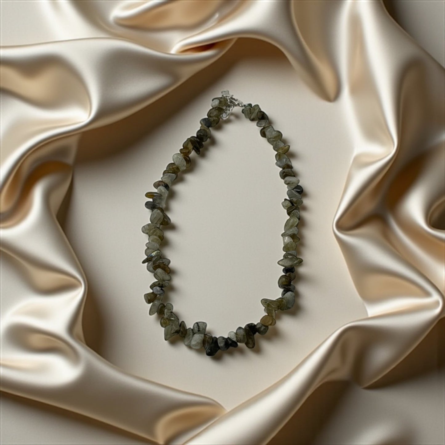 Smoky Quartz Chip Necklace – Earthy Glow & Protective Aura