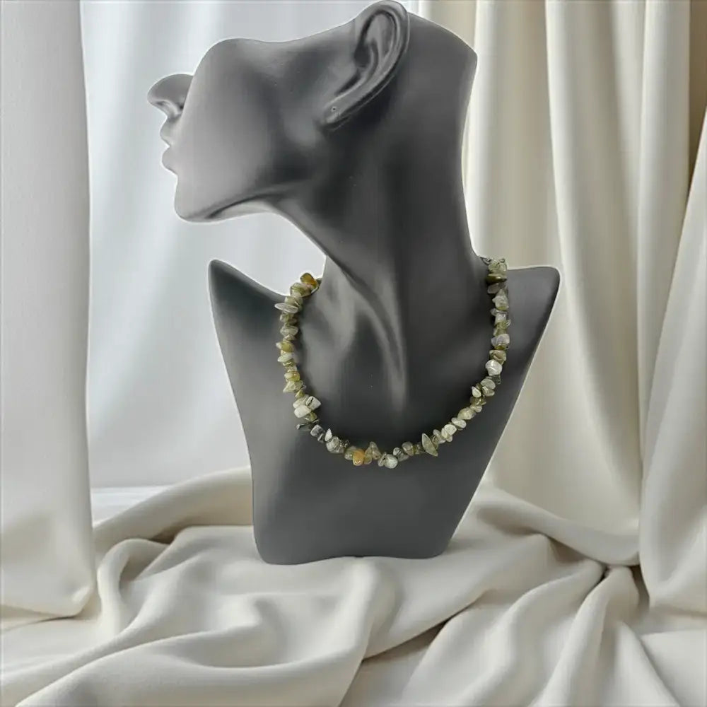 Smoky Quartz Chip Necklace – Earthy Glow & Protective Aura