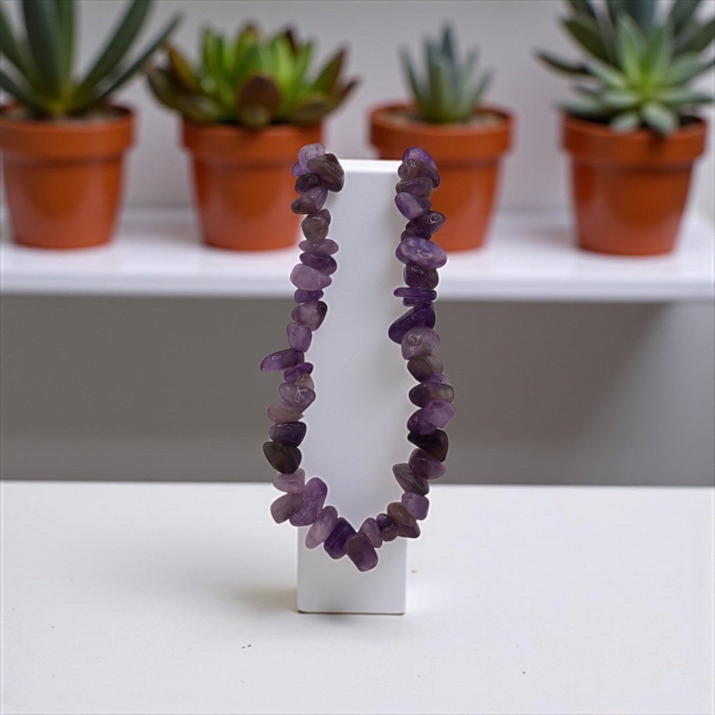 Amethyst Chip Necklace – Spiritual Calm & Inner Peace