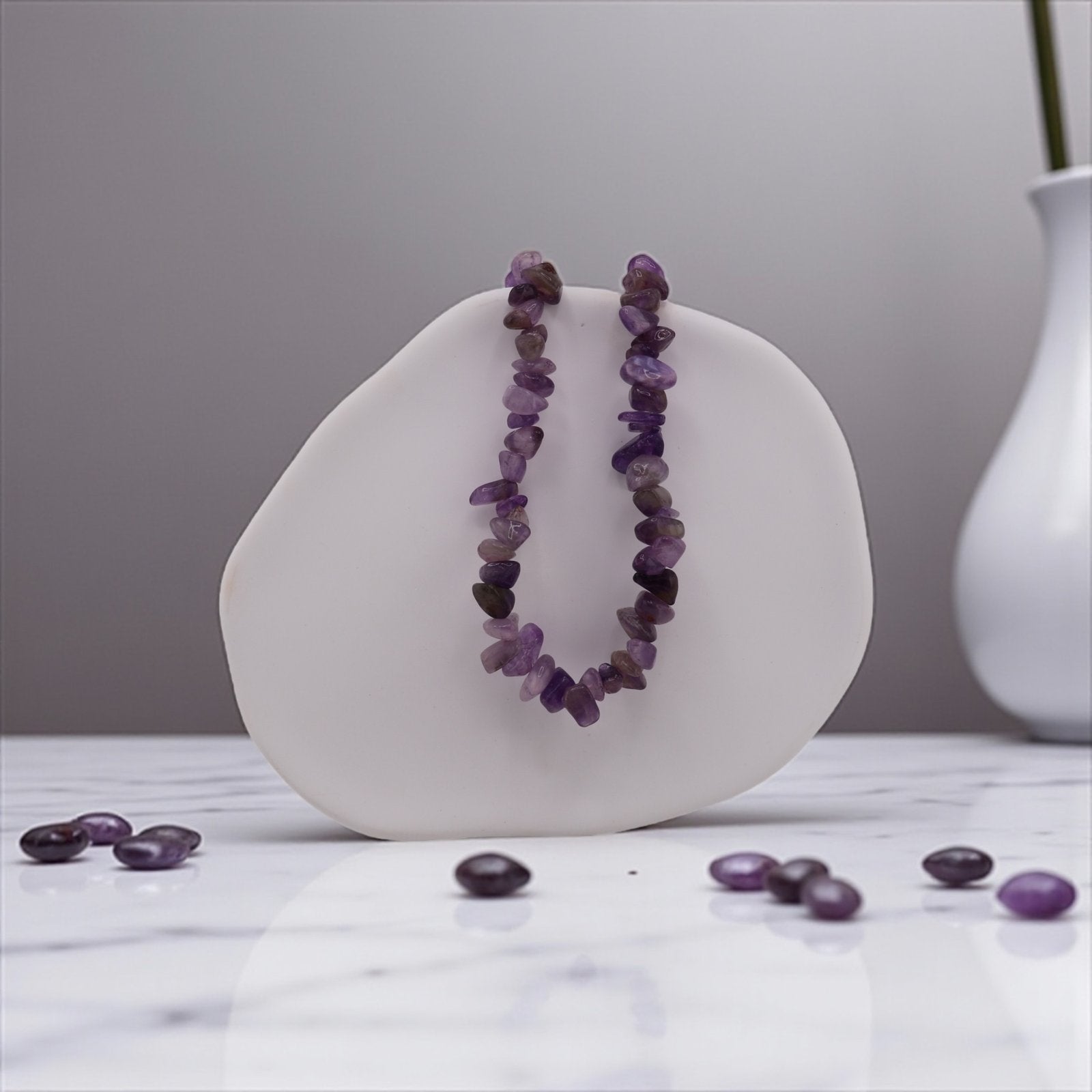 Amethyst Chip Necklace – Spiritual Calm & Inner Peace