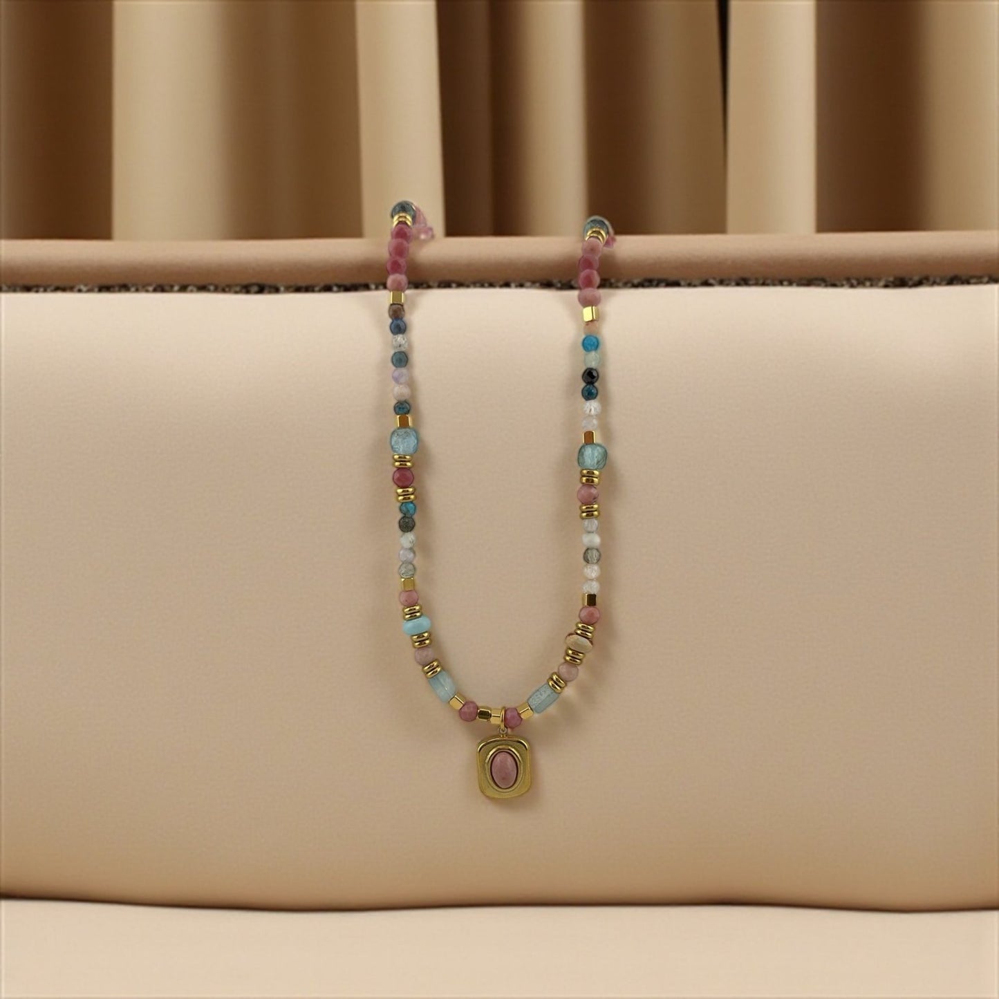 Mixed Gemstone Necklace – Colorful Spirit & Universal Balance