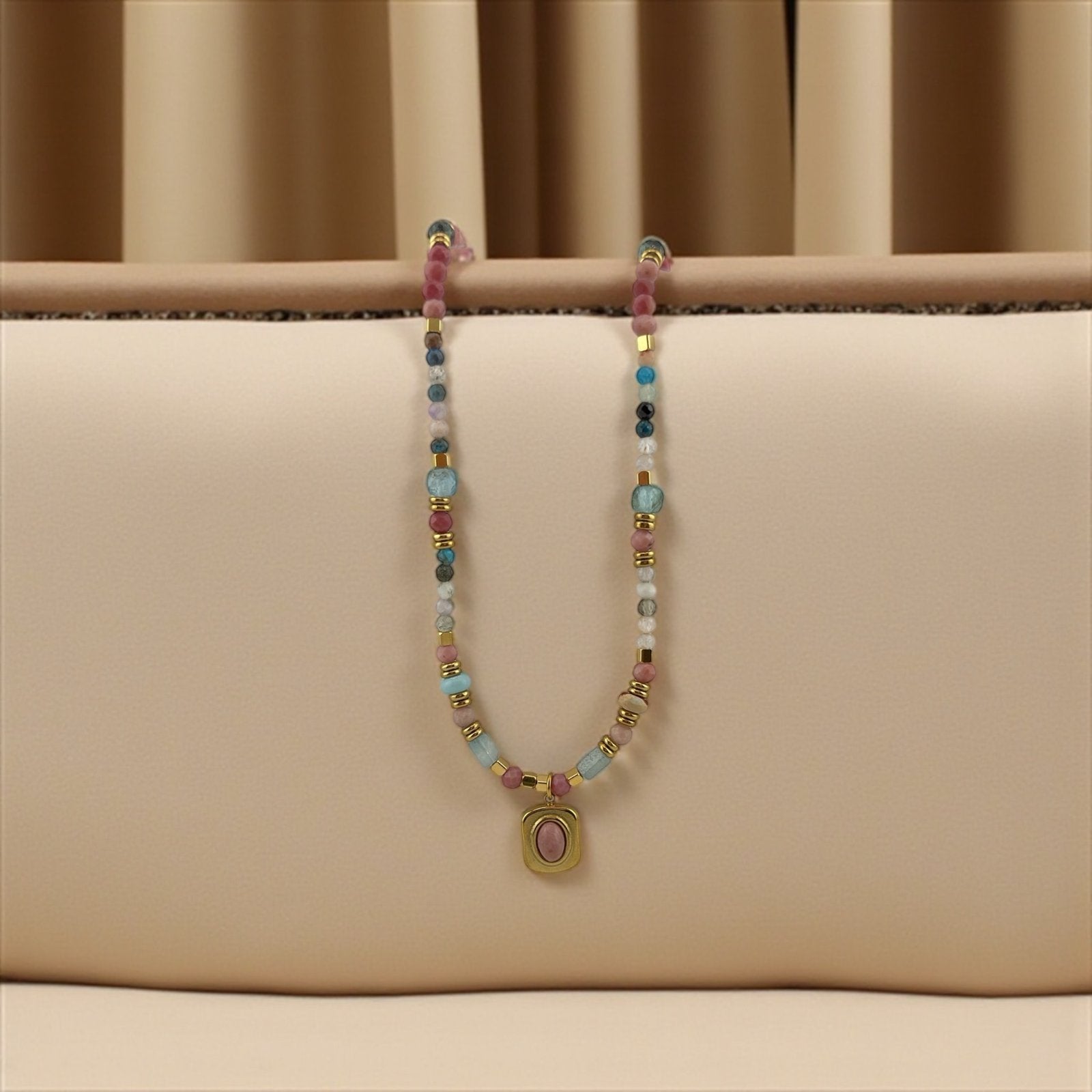 Mixed Gemstone Necklace – Colorful Spirit & Universal Balance