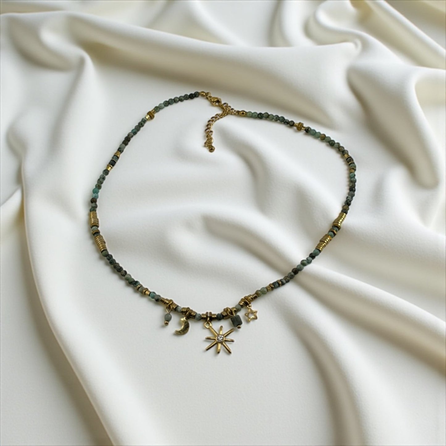 Mixed Turquoise Necklace – Free Flow, Protection & Natural Beauty