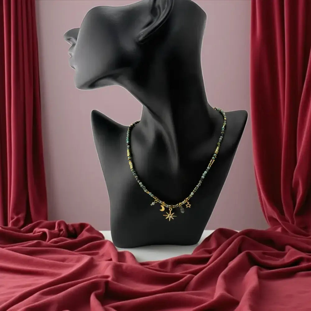 Mixed Turquoise Necklace – Free Flow, Protection & Natural Beauty