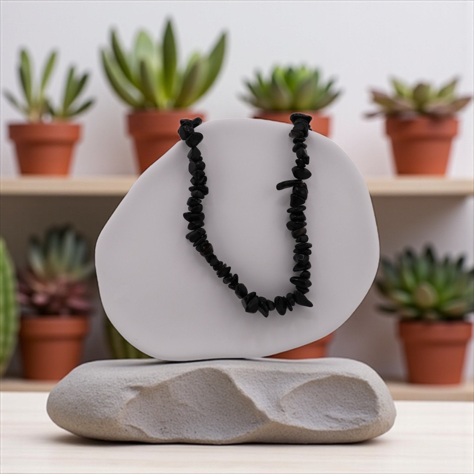 Black Obsidian Necklace – Protective Strength & Mystical Charm