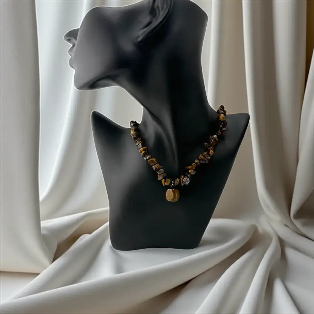 Tiger’s Eye Necklace – Confidence, Strength & Fiery Elegance