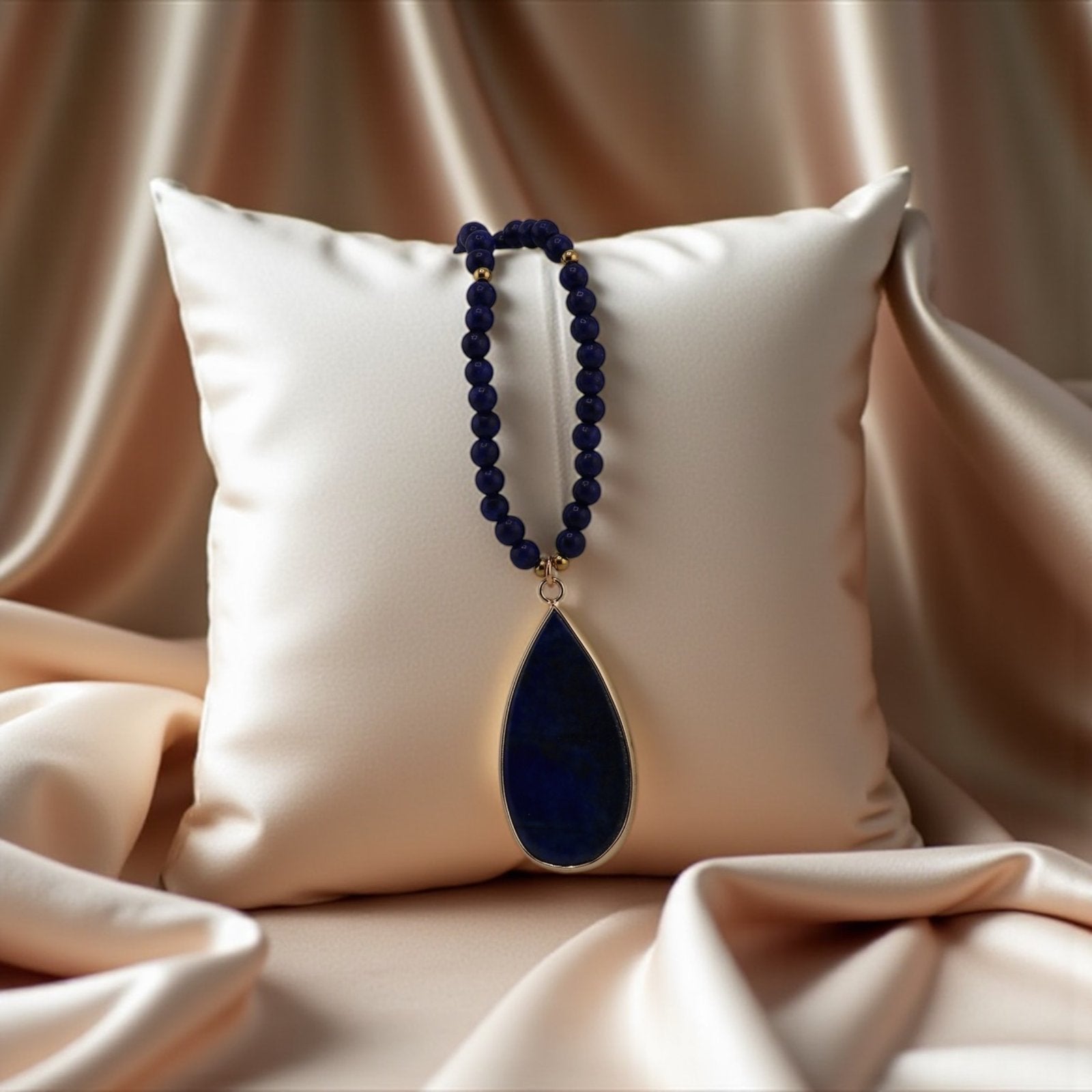 Lapis Lazuli Necklace – Royal Wisdom & Celestial Charm