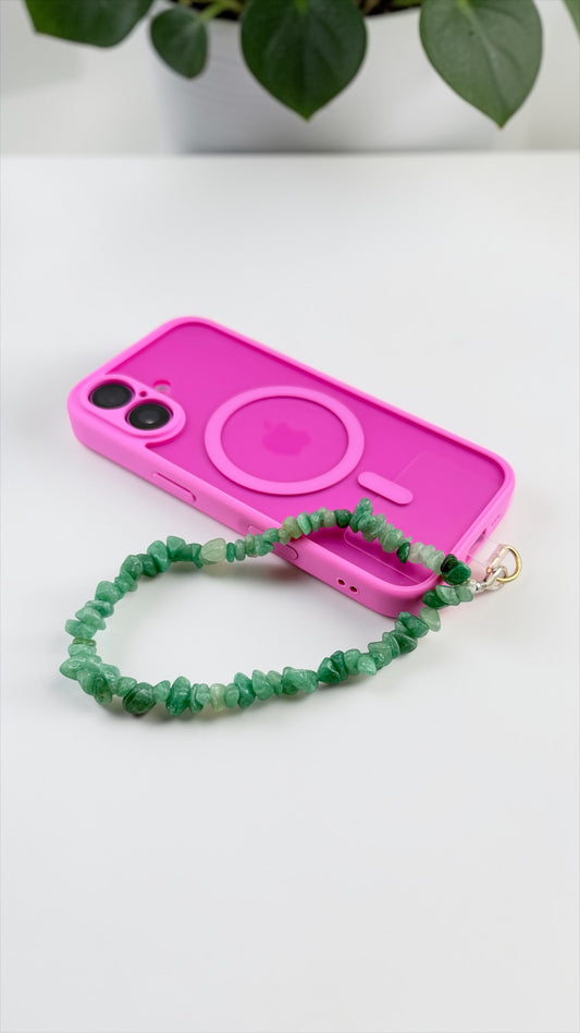 Green Aventurine Phone Keychain – Fresh Growth