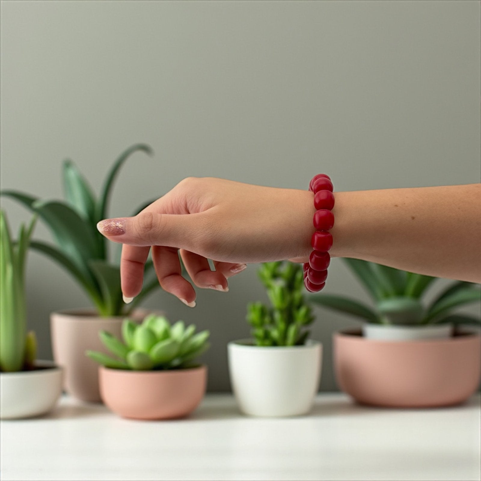 Red Coral Bracelet – Ocean Strength & Fiery Glow